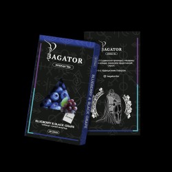 Безникотиновая смесь Bagator Blueberry & Black Grape (Черника Виноград) 50 гр