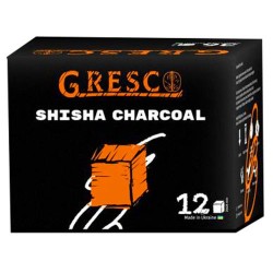 Уголь ореховый Gresco (Греско 12 шт) 25х25 0.167 кг