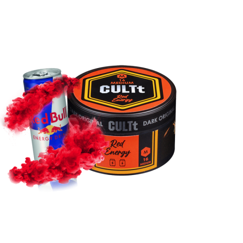 Табак CULTt Medium M16 Red Energy (Красный Энергетик) 100 гр
