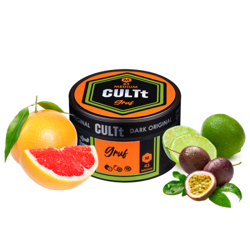 Тютюн CULTt Medium M43 Gruf (Маракуйя Лайм Грейпфрут) 100 гр