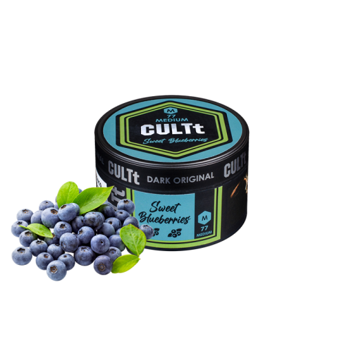 Тютюн CULTt Medium M77 Sweet Blueberry (Солодка Чорниця) 100 гр