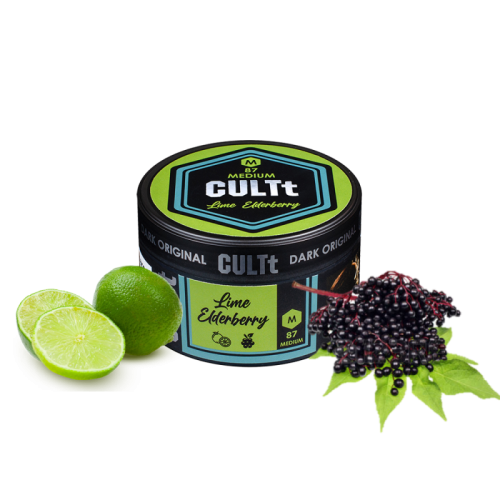 Тютюн CULTt Medium M87 Lime Elderberry (Лайм Бузина) 100 гр