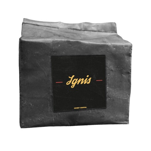 Уголь кокосовый Ignis (36шт) 25х25 05 кг
