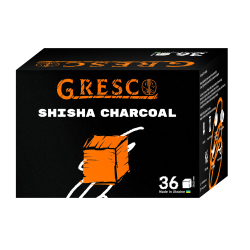 Уголь ореховый Gresco (Греско 36 шт) 25х25 0,5 кг
