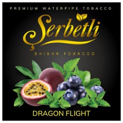 Табак Serbetli Dragon Flight (Маракуйя Мята Черника Драгон Флайт) 100 гр