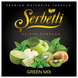 Тютюн Serbetli Green Mix (Зелений Мікс) 100 грам