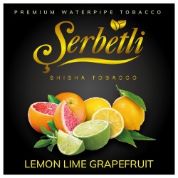 Тютюн Serbetli Lemon Lime Grapefruit (Лимон Лайм Грейпфрут) 100 гр