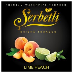 Тютюн Serbetli Lime Peach (Лайм Персик) 100 грам