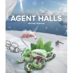 Табак 420 Tea Line Agent Halls (Мята Леденцы) 125 гр