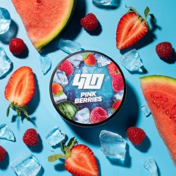 Табак 420 Pink Berries (Земляника, Малина, Арбуз, Лед) 100 гр