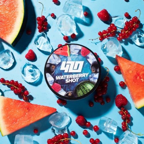 Табак 420 Waterberry Shot (Смородина Малина Арбуз Лед) 250 гр