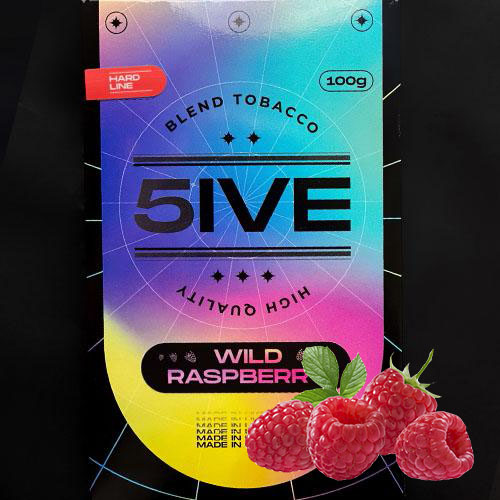 Табак 5IVE Hard Line Wild Raspberry (Малина) 100 гр