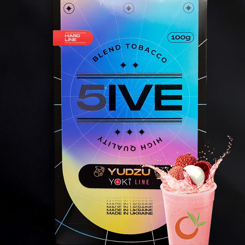Табак 5IVE Hard Line Yudzy (Лимонад Личи) 100 гр