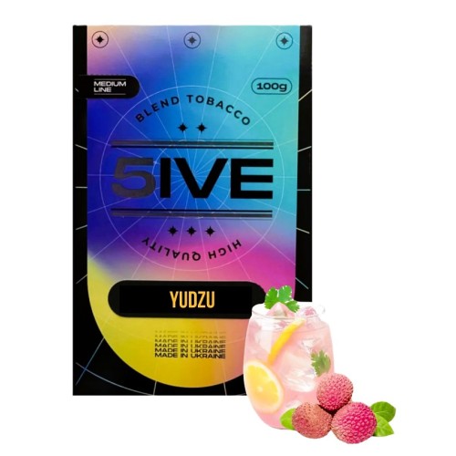 Табак 5IVE Medium Line Yudzu(Лимонад Личи) 100 гр