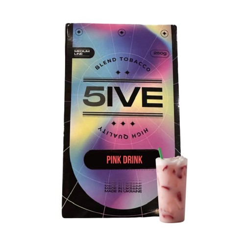 Табак 5IVE Medium Line Pink Drink (Маракуйя Огуречный лимонад) 250 гр