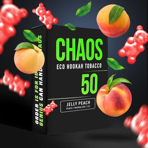 Табак Chaos Jelly Peach (Персик Мармелад Лед) 50 гр
