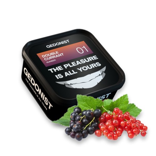 Табак Gedonist Double Currant (Красная и Черная Смородина) 200 гр