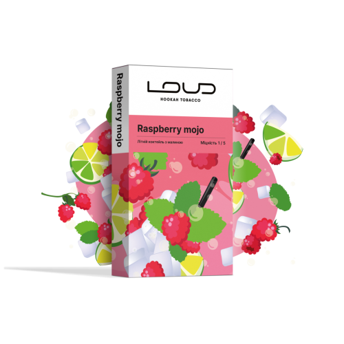 Табак Loud Light Raspberry Mojo 200 гр