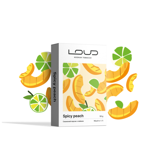 Табак Loud Light Spicy Peach 50 гр