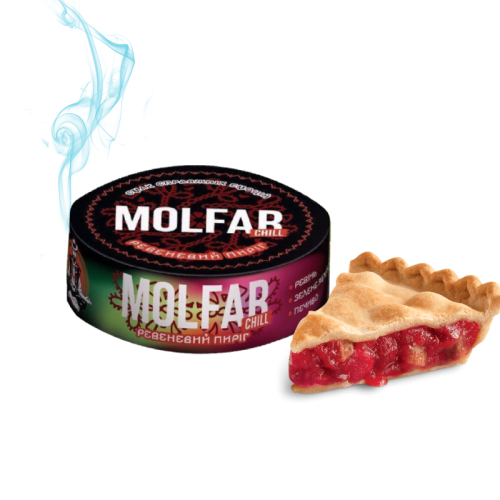 Табак Molfar Chill Line Ревневый пирог (Ревень, Зеленое яблоко, Печенье) 100 гр