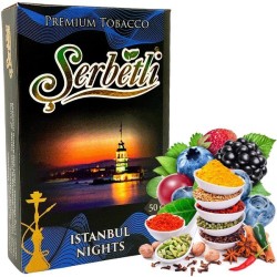 Табак Serbetli Istanbul Nights (Стамбульские Ночи) 50 гр