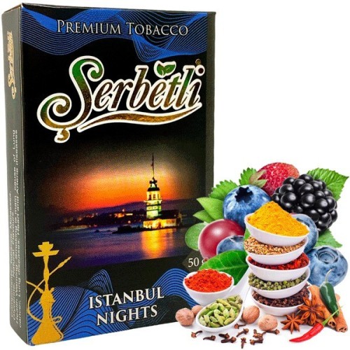 Табак Serbetli Istanbul Nights (Стамбульские Ночи) 50 гр