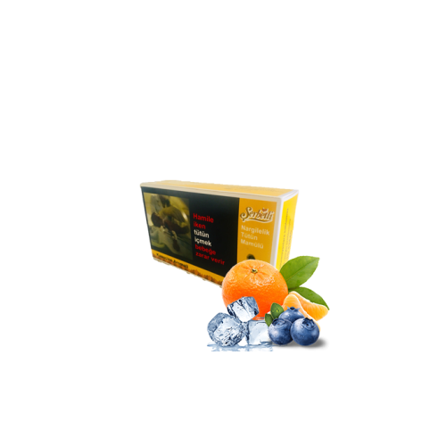 Табак Serbetli Bodrum Tangerine Blueberry Ice (Мандарин Черника Айс) 500 грамм