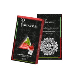 Безникотиновая смесь Bagator Strawberry Mojito (Клубничный Мохито) 50 гр