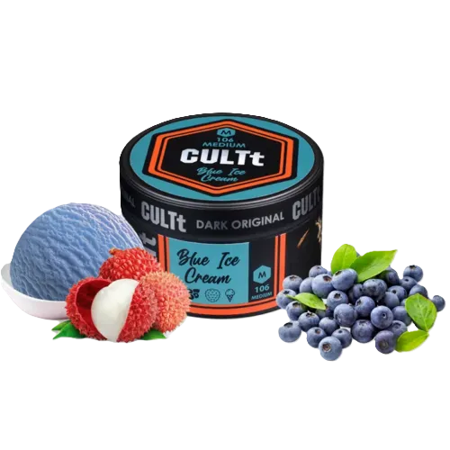 Табак CULTt Medium M106 Blue Ice Cream (Черника Личи Мороженое) 100 гр