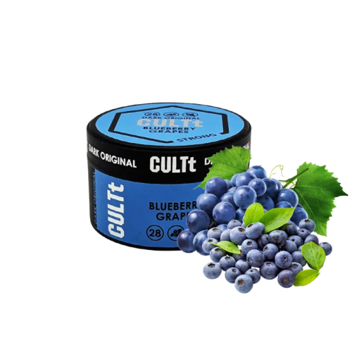 Табак CULTt Strong DS28 Blueberry Grapes (Черника Виноград) 100 гр