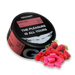 Табак Gedonist Barby Gum (Малина, Клубника, Жвачка) 100 гр