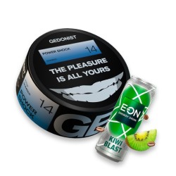 Табак Gedonist Power Shock (Энергетик с Киви) 100 гр