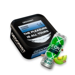 Табак Gedonist Power Shock (Энергетик с Киви) 200 гр