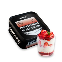 Табак Gedonist Sexy Coco (Кокосовый крем с Клубникой) 200 гр