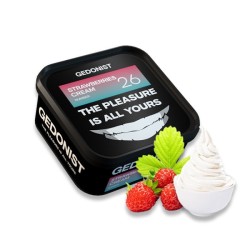 Табак Gedonist Strawberries Сream (Земляника, Сливки) 200 гр