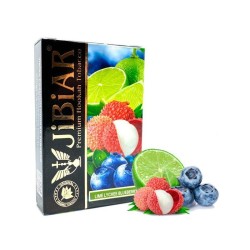 Табак Jibiar Lime Lychee Blueberry (Лайм Личи Черника) 50 гр