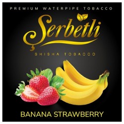Табак Serbetli Banana Strawberry (Банан Клубника)﻿ 100 грамм
