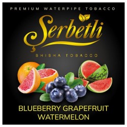 Табак Serbetli Blueberry Grapefruit Watermelon (Черника Грейпфрут Арбуз) 100 гр