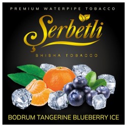 Табак Serbetli Bodrum Tangerine Blueberry Ice (Мандарин Черника Айс) 100 грамм