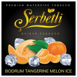 Табак Serbetli Bodrum Tangerine Melon Ice (Мандарин Дыня Айс) 100 грамм