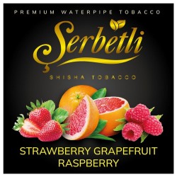 Табак Serbetli Strawberry Grapefruit Raspberry (Клубника Грейпфрут Малина) 100 гр