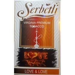 Табак для кальяна Serbetli Love & Love (Щербетли Любовь) 50 грамм