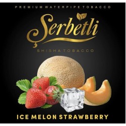 Табак Serbetli Ice Melon Strawberry (Клубника Дыня Лёд) 50 грамм