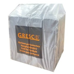Уголь ореховый Gresco (Греско 64 шт) 26х26 1 кг (без коробки)