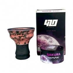 Чаша глиняная 420 Bowls Uranum Moon Pink + табак в подарок 420 Sakura Moon 25 гр
