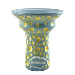 Чаша глиняная Khmara Tulipa-F Beam Blue Bubble Yellow