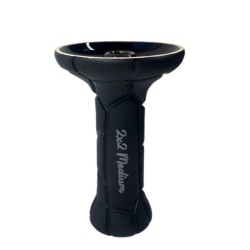 Чаша 2х2 Medium Spiral Black Glaze