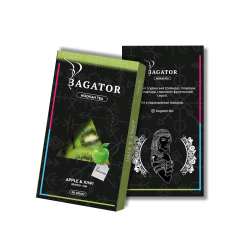 Безникотиновая смесь Bagator Apple & Kiwi (Яблоко Киви) 50 гр