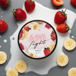 Табак 420 Light Line Мороженое Бананово-Клубничное 100 гр