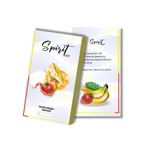 Табак Spirit Light Клубника Банан 50 гр